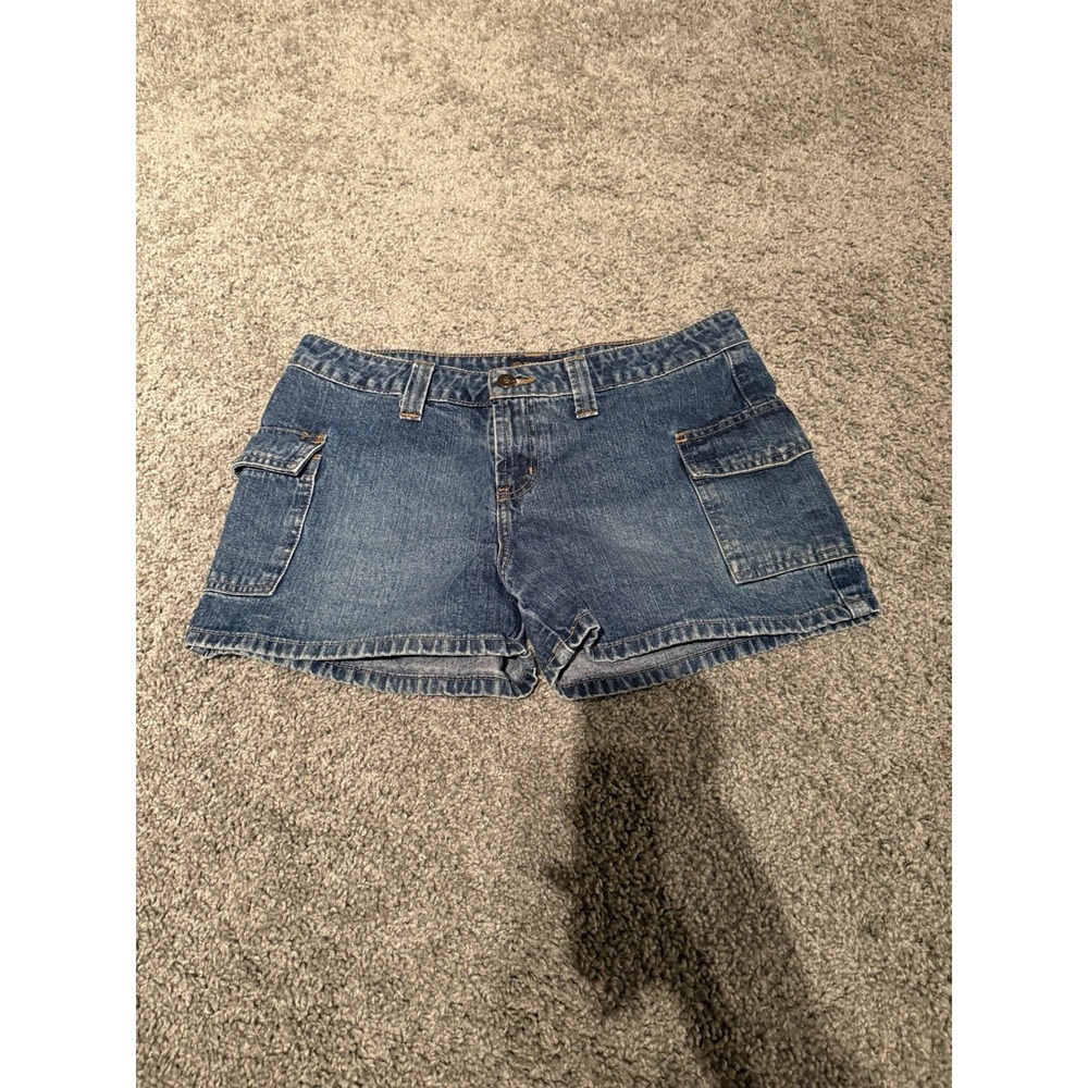 Vintage L.e.i Jeans Y2K 90's‎ Skater Cargo Shorts Sz 11 Mall-Brand